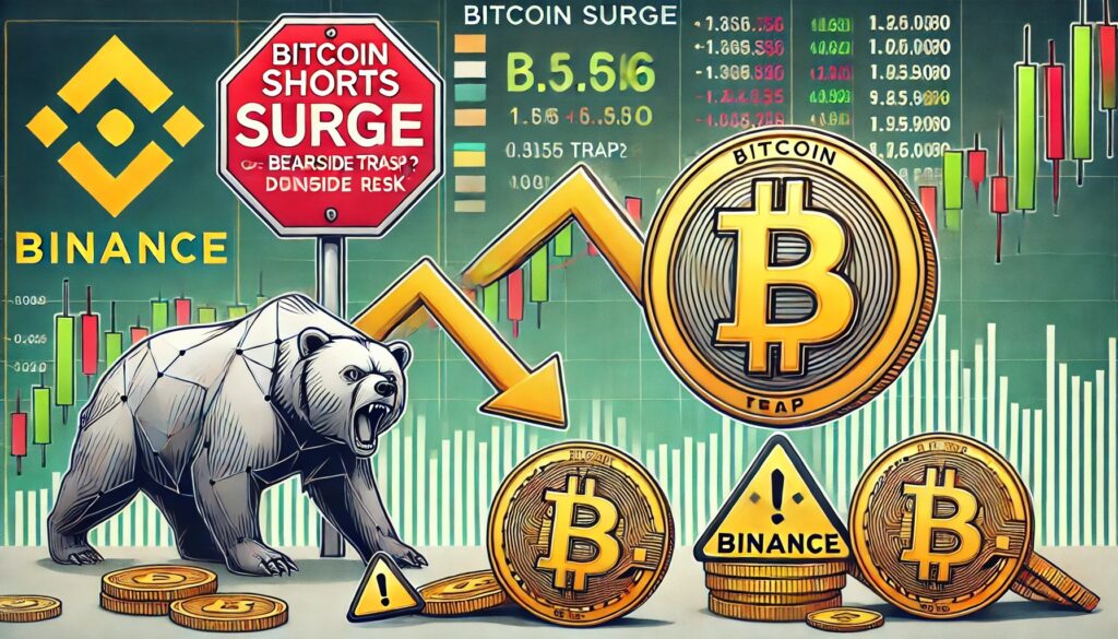 Dall·e 2024 10 18 11.37.56 A Feature Image For An Article Titled Bitcoin Shorts Surge On Binance – B.jpeg