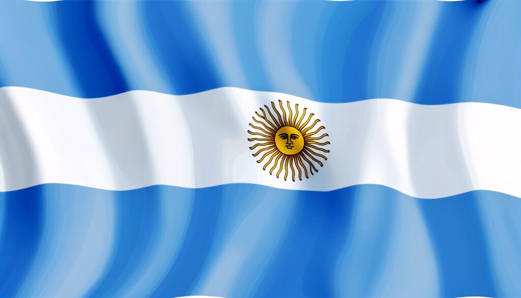 Flag Of Argentina Waiving Shoow Only The Flag.jpg